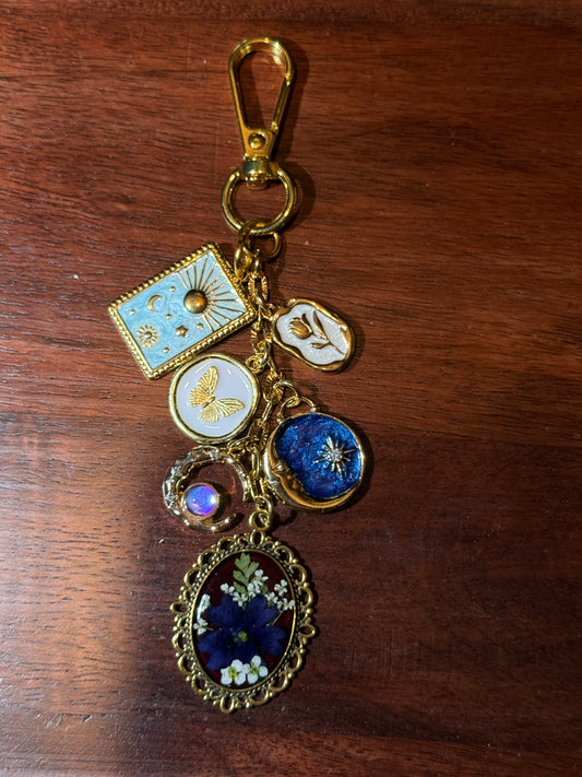 Gold bag charm (#5)