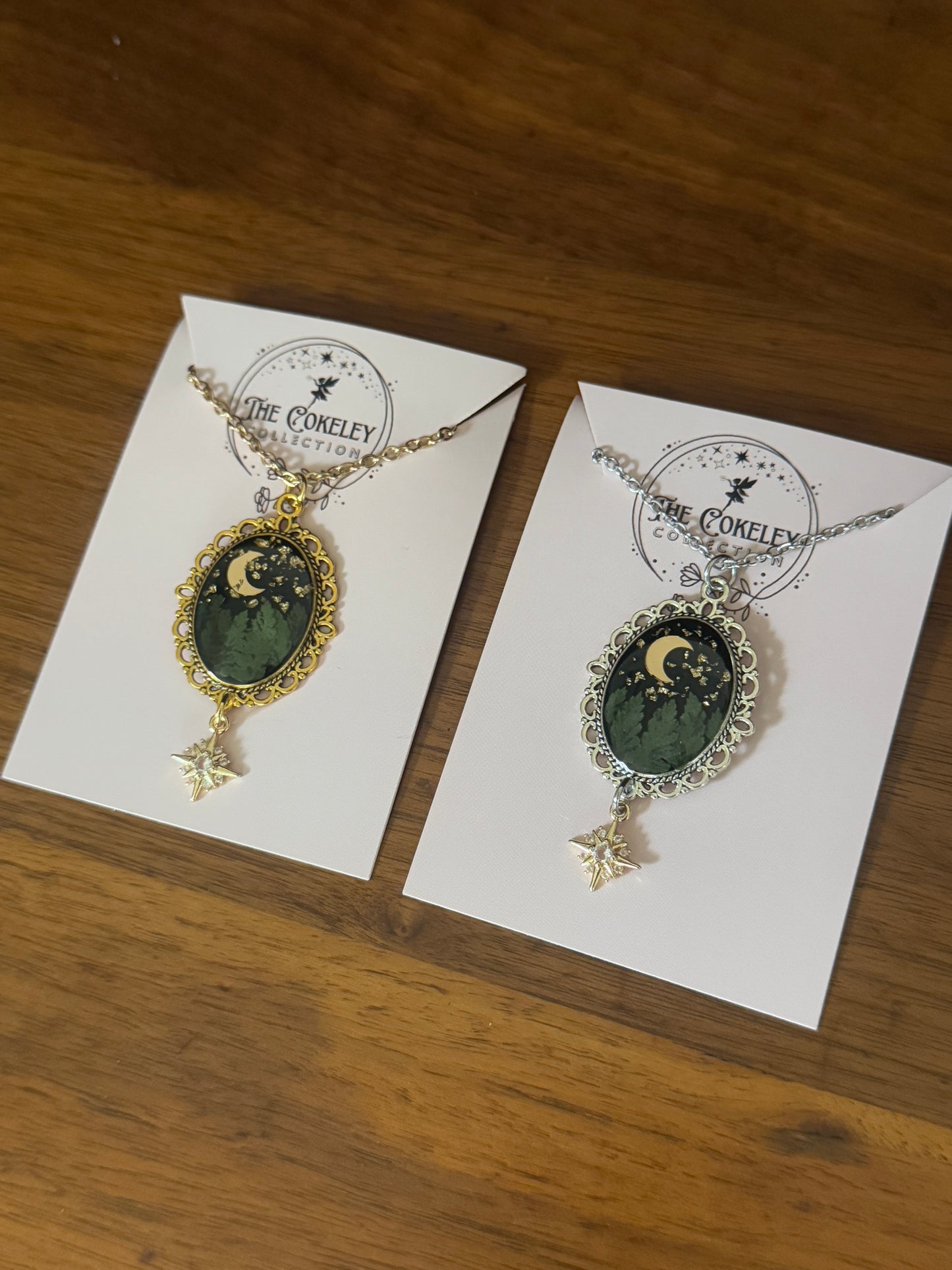 Forest night necklace