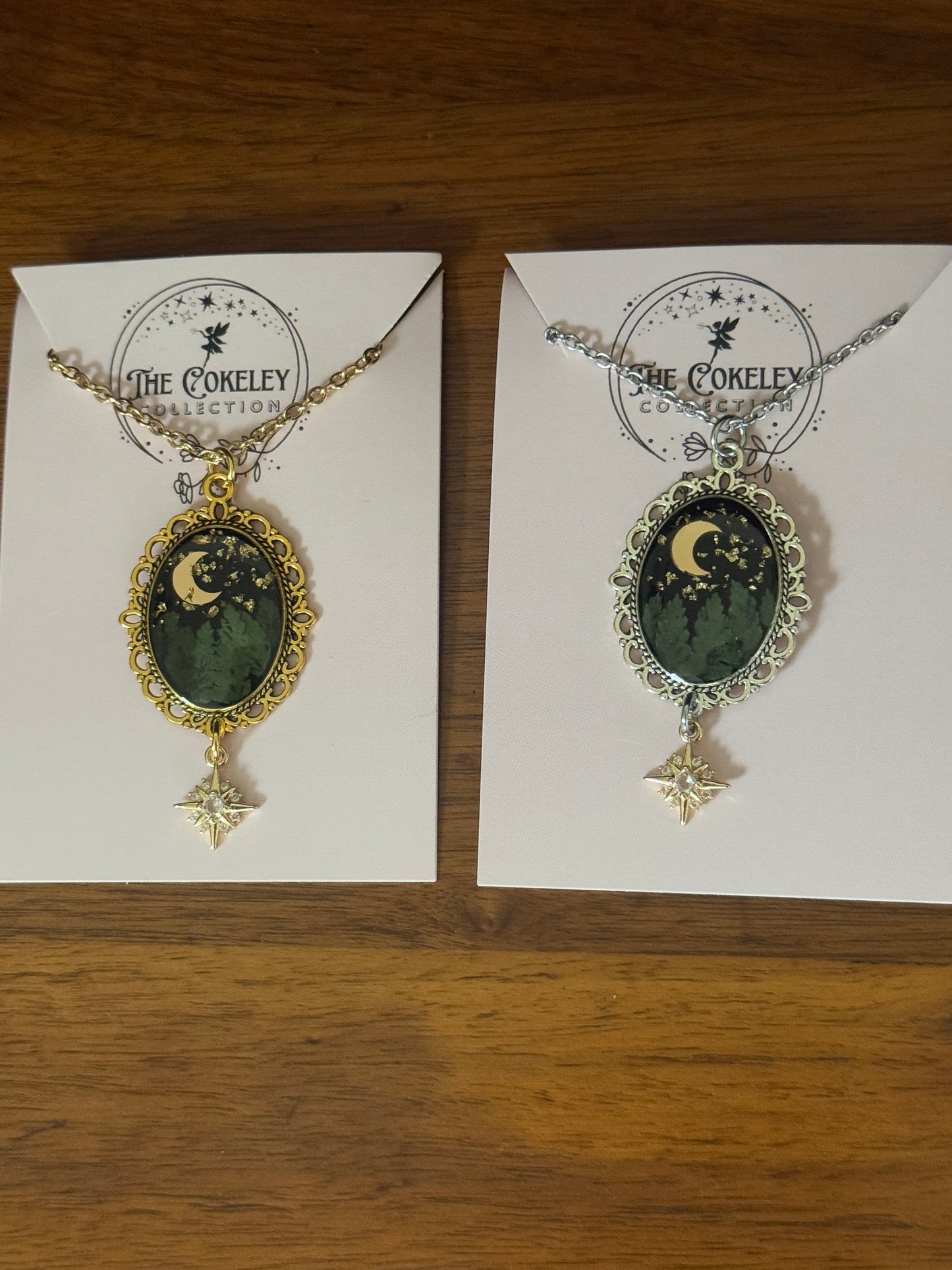Forest night necklace