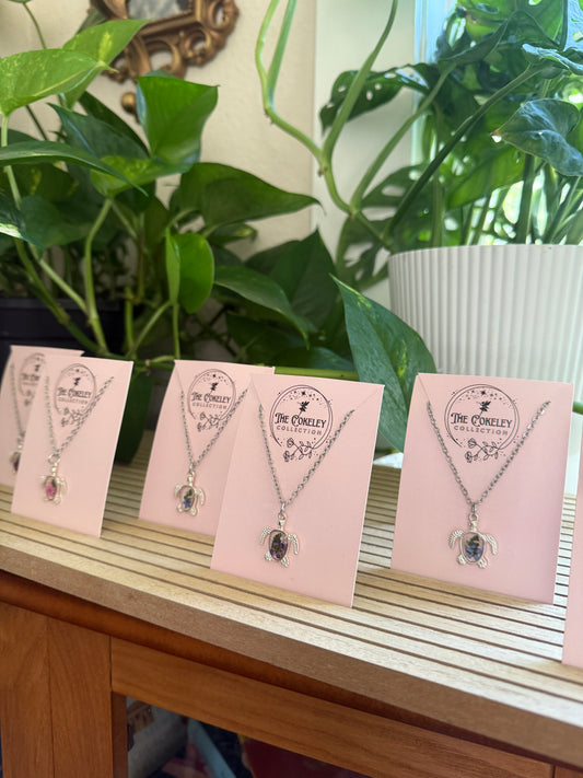 Mini turtle necklace reveal