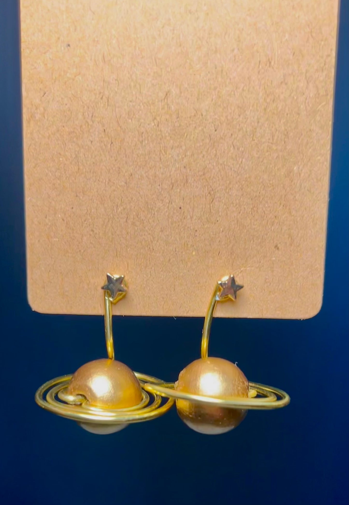 Saturn earrings