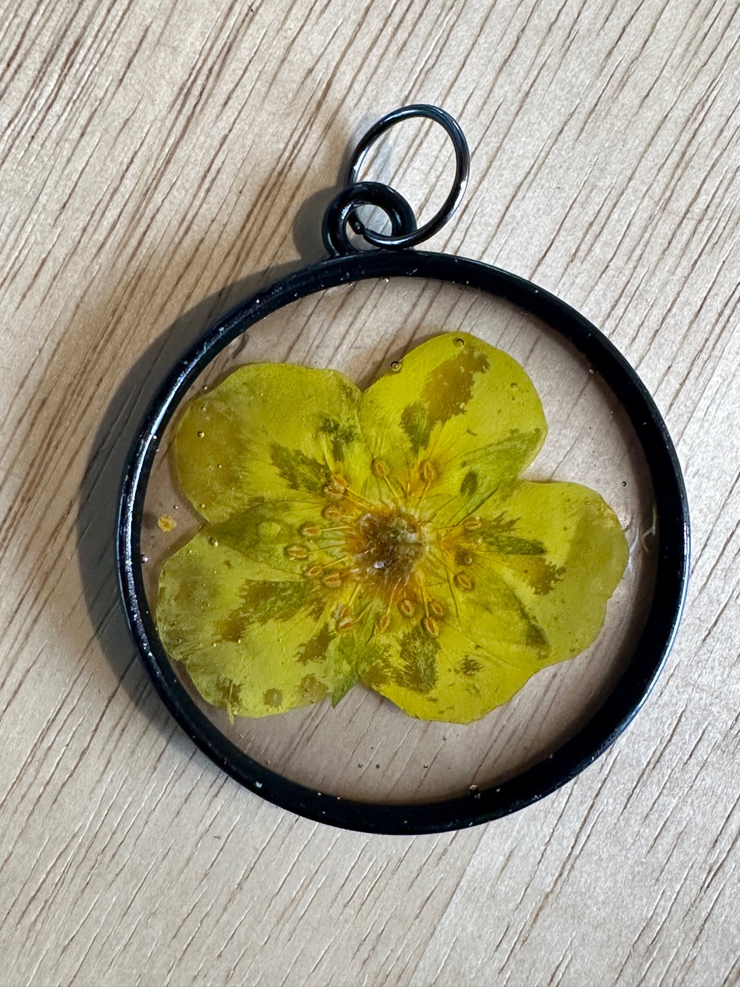 Custom made wildflower necklace