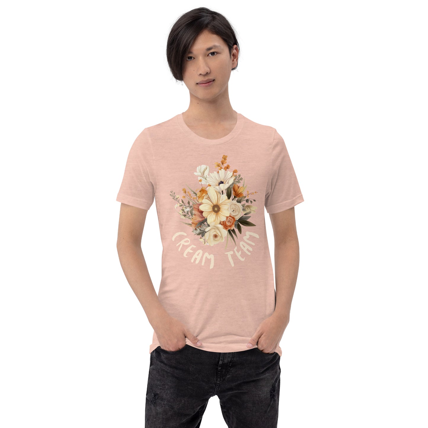 Cream Team Unisex t-shirt