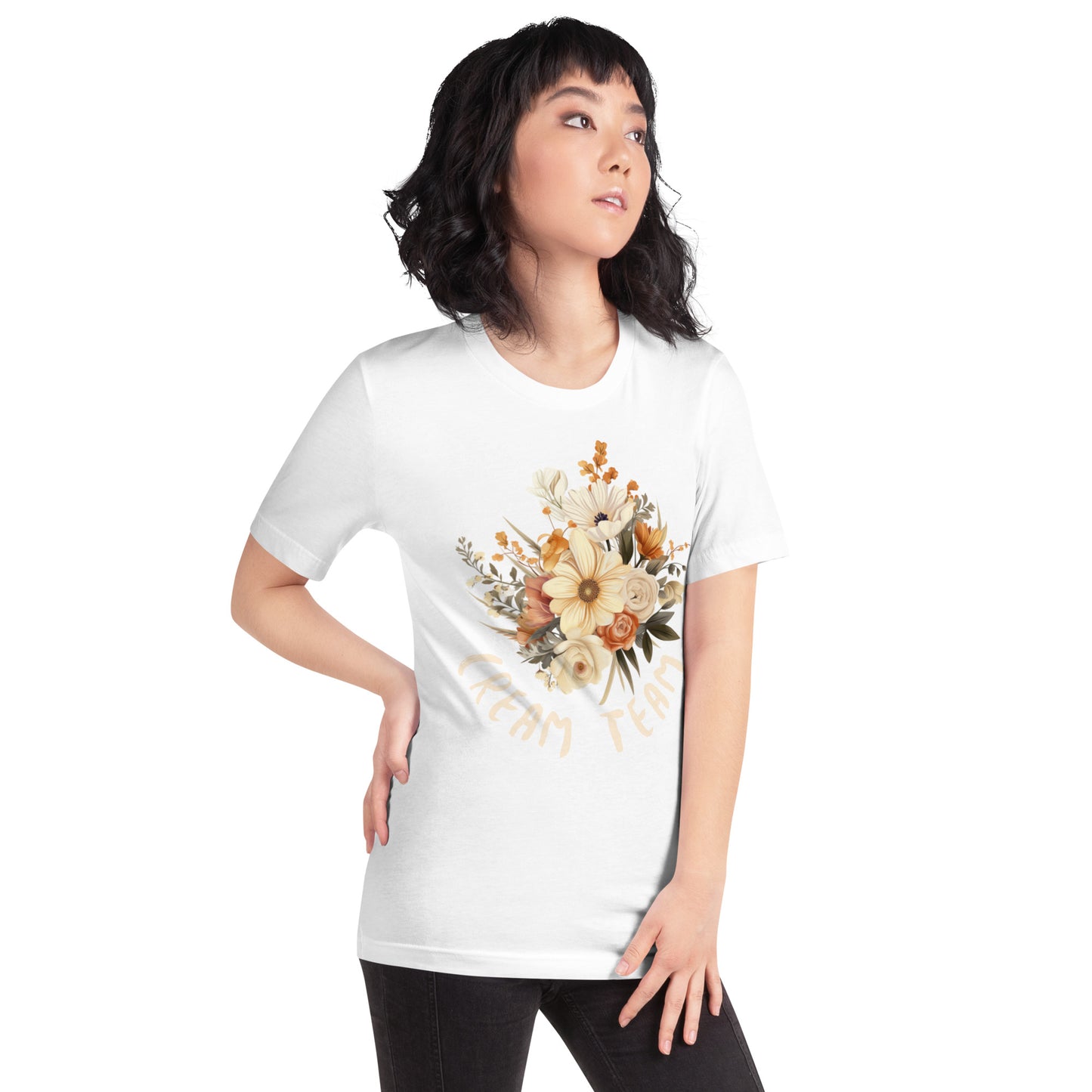 Cream Team Unisex t-shirt