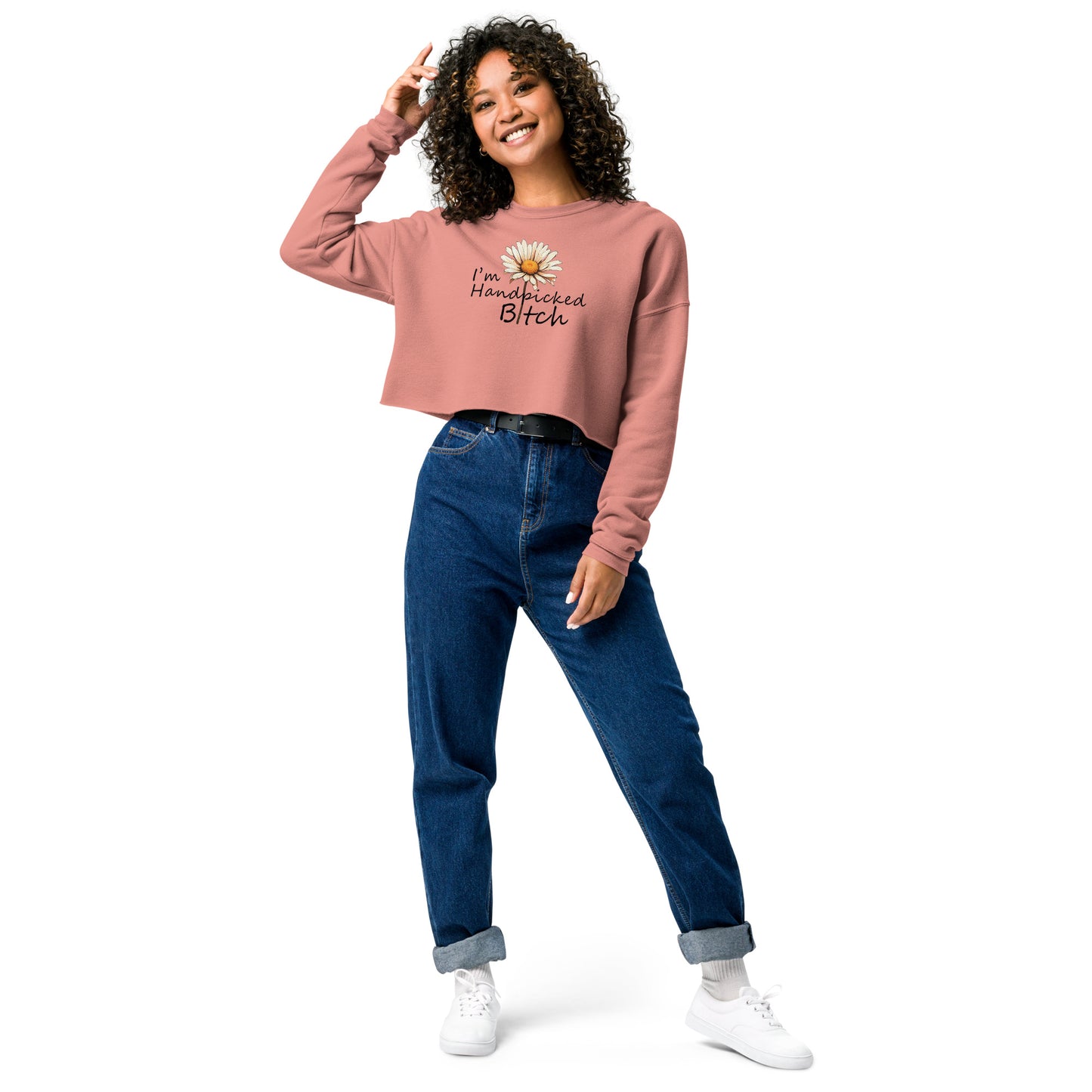 I'm Handpicked Crop Sweatshirt