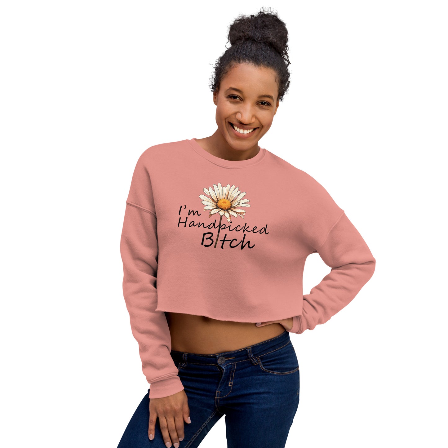 I'm Handpicked Crop Sweatshirt